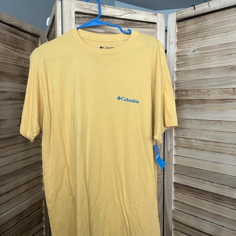Columbia Men's Yellow T-Shirt